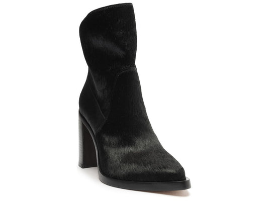 Misty Calf Hair Leather Bootie
