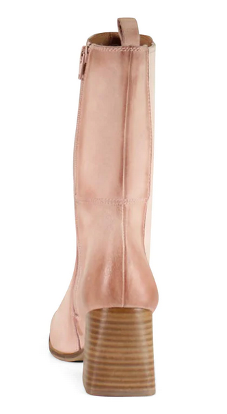 Mar Gee Baby Pink Leather Nubuck