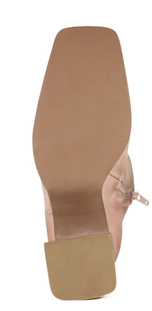 Mar Gee Baby Pink Leather Nubuck