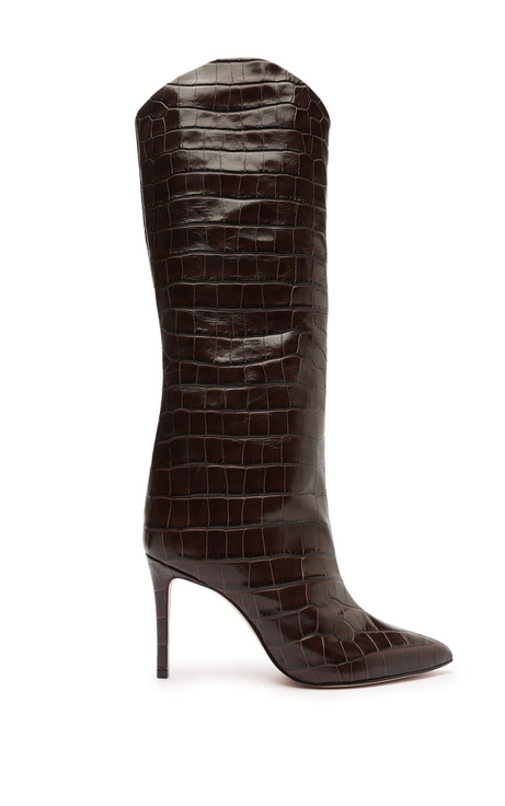 Maryana Crocodile - Embossed Leather Boot