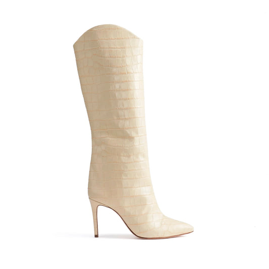 Maryana Crocodile - Embossed Leather Boot