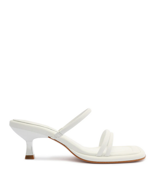 Agatha Mid Sandal - White